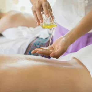 Thai herbal compress massage treatment